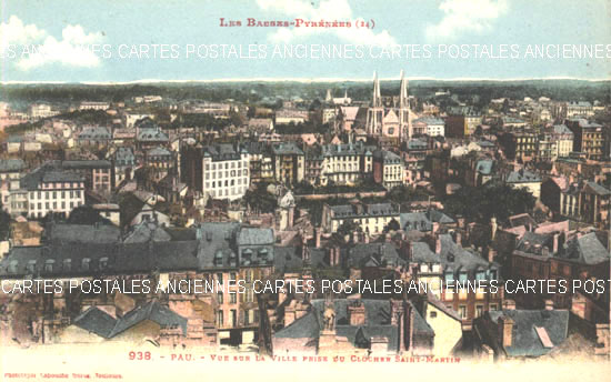 Cartes postales anciennes > CARTES POSTALES > carte postale ancienne > cartes-postales-ancienne.com Pyrenees atlantiques  Pau