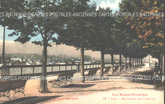 Cartes postales anciennes > CARTES POSTALES > carte postale ancienne > cartes-postales-ancienne.com Pyrenees atlantiques  Pau