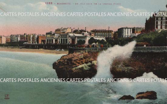 Cartes postales anciennes > CARTES POSTALES > carte postale ancienne > cartes-postales-ancienne.com Pyrenees atlantiques  Biarritz