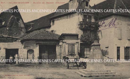 Cartes postales anciennes > CARTES POSTALES > carte postale ancienne > cartes-postales-ancienne.com Nouvelle aquitaine Salies De Bearn