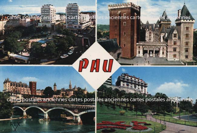 Cartes postales anciennes > CARTES POSTALES > carte postale ancienne > cartes-postales-ancienne.com Nouvelle aquitaine Pyrenees atlantiques Pau