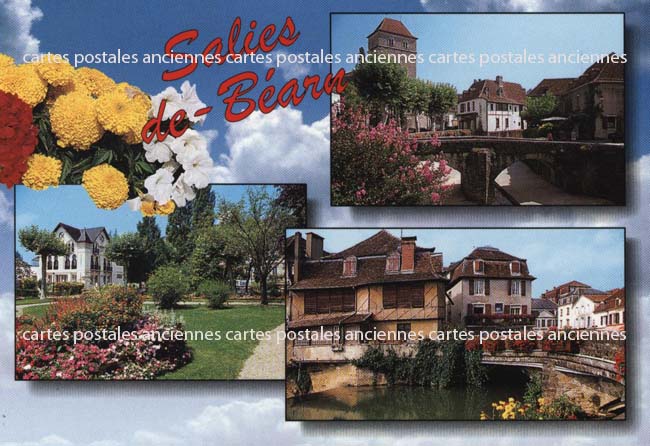 Cartes postales anciennes > CARTES POSTALES > carte postale ancienne > cartes-postales-ancienne.com Nouvelle aquitaine Salies De Bearn