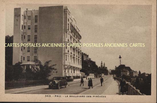 Cartes postales anciennes > CARTES POSTALES > carte postale ancienne > cartes-postales-ancienne.com Nouvelle aquitaine Pau