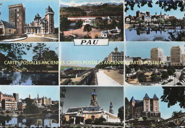 Cartes postales anciennes > CARTES POSTALES > carte postale ancienne > cartes-postales-ancienne.com Nouvelle aquitaine Pau