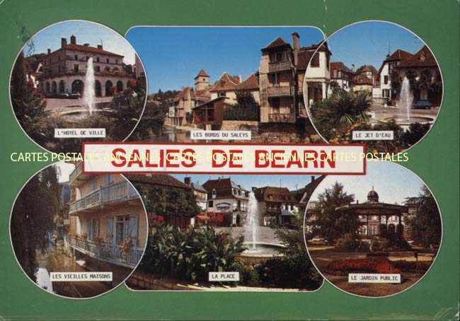 Cartes postales anciennes > CARTES POSTALES > carte postale ancienne > cartes-postales-ancienne.com Nouvelle aquitaine Salies De Bearn