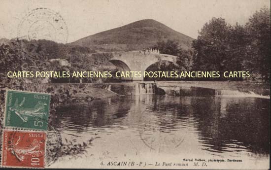 Cartes postales anciennes > CARTES POSTALES > carte postale ancienne > cartes-postales-ancienne.com Nouvelle aquitaine Pyrenees atlantiques Ascain