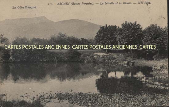 Cartes postales anciennes > CARTES POSTALES > carte postale ancienne > cartes-postales-ancienne.com Nouvelle aquitaine Pyrenees atlantiques Ascain