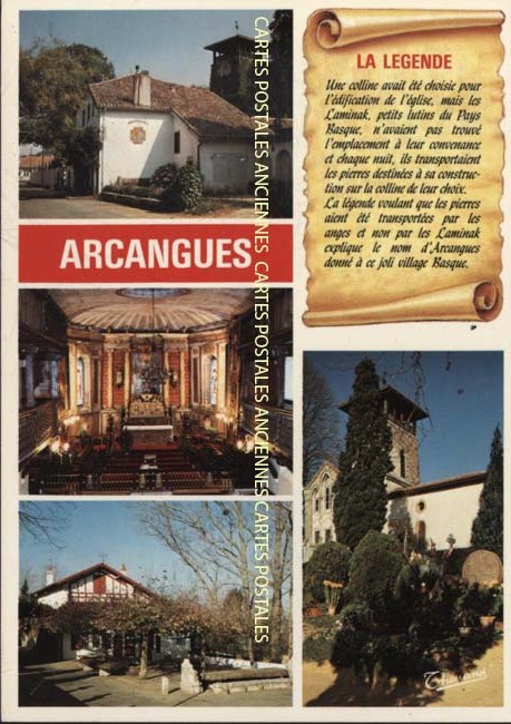 Cartes postales anciennes > CARTES POSTALES > carte postale ancienne > cartes-postales-ancienne.com Nouvelle aquitaine Pyrenees atlantiques Arcangues
