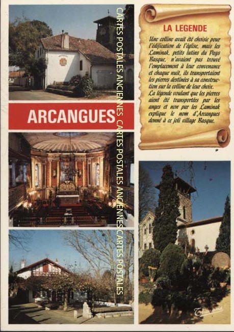 Cartes postales anciennes > CARTES POSTALES > carte postale ancienne > cartes-postales-ancienne.com Nouvelle aquitaine Arcangues