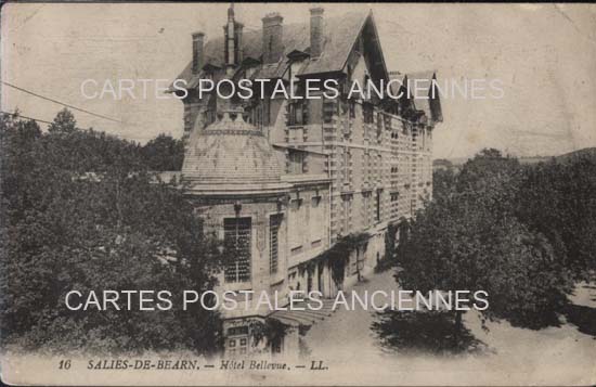 Cartes postales anciennes > CARTES POSTALES > carte postale ancienne > cartes-postales-ancienne.com Nouvelle aquitaine Salies De Bearn
