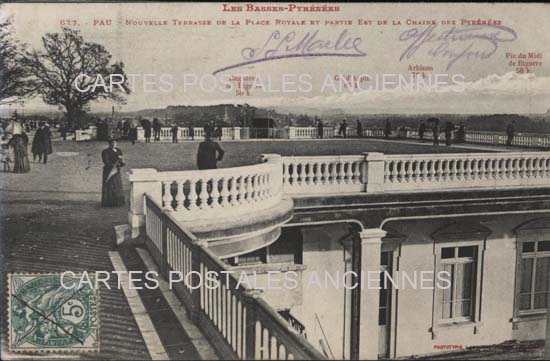 Cartes postales anciennes > CARTES POSTALES > carte postale ancienne > cartes-postales-ancienne.com Nouvelle aquitaine Pau