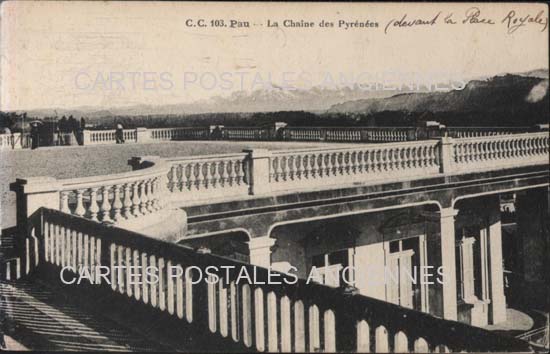 Cartes postales anciennes > CARTES POSTALES > carte postale ancienne > cartes-postales-ancienne.com Nouvelle aquitaine Pau