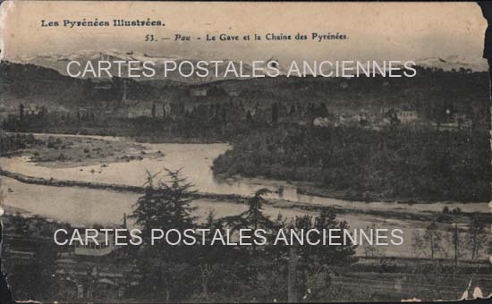 Cartes postales anciennes > CARTES POSTALES > carte postale ancienne > cartes-postales-ancienne.com Nouvelle aquitaine Pau