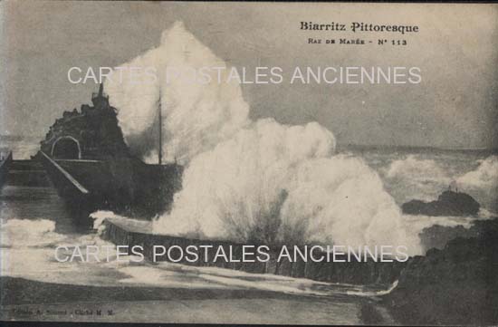 Cartes postales anciennes > CARTES POSTALES > carte postale ancienne > cartes-postales-ancienne.com Nouvelle aquitaine Biarritz