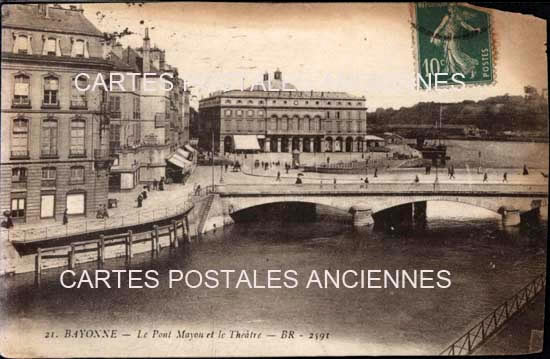 Cartes postales anciennes > CARTES POSTALES > carte postale ancienne > cartes-postales-ancienne.com Nouvelle aquitaine Pyrenees atlantiques Bayonne