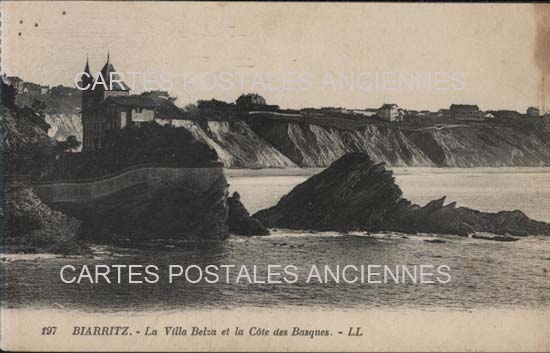 Cartes postales anciennes > CARTES POSTALES > carte postale ancienne > cartes-postales-ancienne.com Nouvelle aquitaine Biarritz