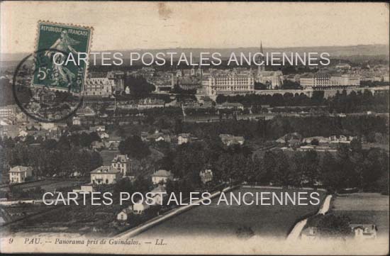 Cartes postales anciennes > CARTES POSTALES > carte postale ancienne > cartes-postales-ancienne.com Nouvelle aquitaine Pau