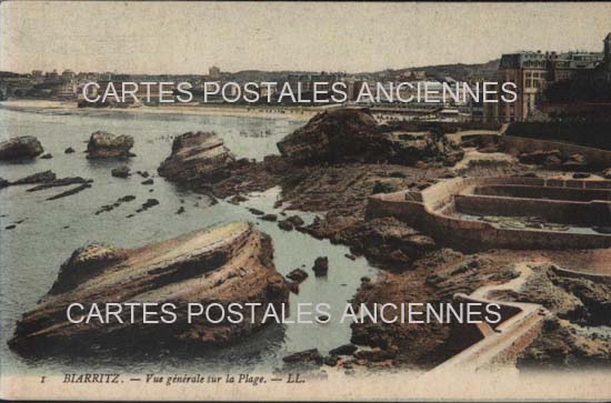 Cartes postales anciennes > CARTES POSTALES > carte postale ancienne > cartes-postales-ancienne.com Nouvelle aquitaine Biarritz