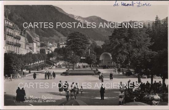 Cartes postales anciennes > CARTES POSTALES > carte postale ancienne > cartes-postales-ancienne.com Puy de dome 63 Mont Dore