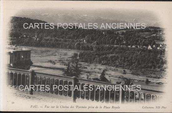 Cartes postales anciennes > CARTES POSTALES > carte postale ancienne > cartes-postales-ancienne.com Nouvelle aquitaine Pau