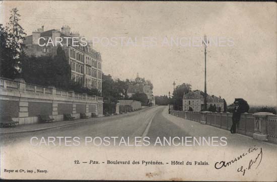 Cartes postales anciennes > CARTES POSTALES > carte postale ancienne > cartes-postales-ancienne.com Nouvelle aquitaine Pau