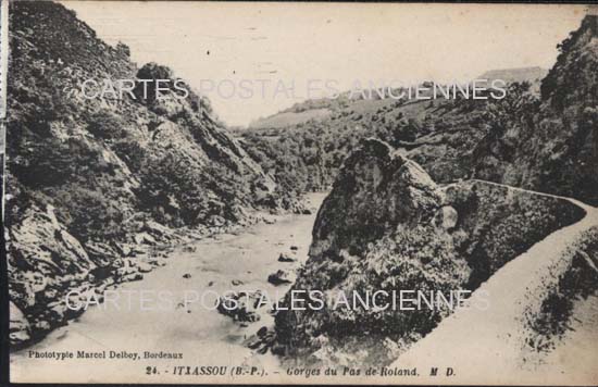 Cartes postales anciennes > CARTES POSTALES > carte postale ancienne > cartes-postales-ancienne.com Nouvelle aquitaine Pyrenees atlantiques Itxassou