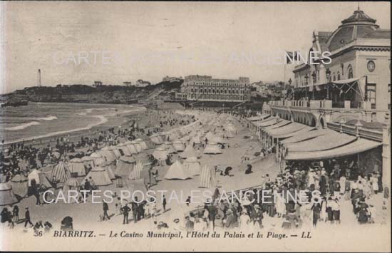 Cartes postales anciennes > CARTES POSTALES > carte postale ancienne > cartes-postales-ancienne.com Nouvelle aquitaine Biarritz