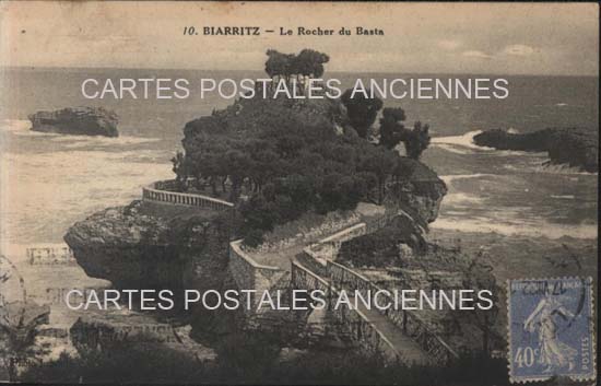 Cartes postales anciennes > CARTES POSTALES > carte postale ancienne > cartes-postales-ancienne.com Nouvelle aquitaine Biarritz