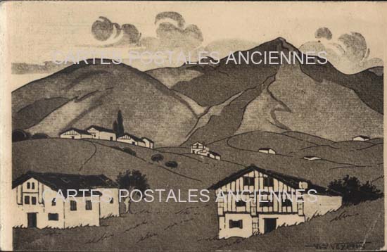 Cartes postales anciennes > CARTES POSTALES > carte postale ancienne > cartes-postales-ancienne.com Nouvelle aquitaine Pyrenees atlantiques Sare
