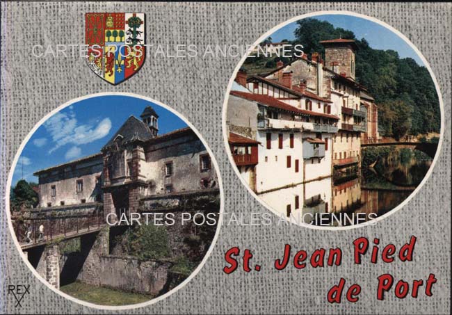 Cartes postales anciennes > CARTES POSTALES > carte postale ancienne > cartes-postales-ancienne.com Nouvelle aquitaine Pyrenees atlantiques Saint Jean Pied De Port