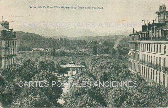 Cartes postales anciennes > CARTES POSTALES > carte postale ancienne > cartes-postales-ancienne.com Nouvelle aquitaine Pyrenees atlantiques Pau