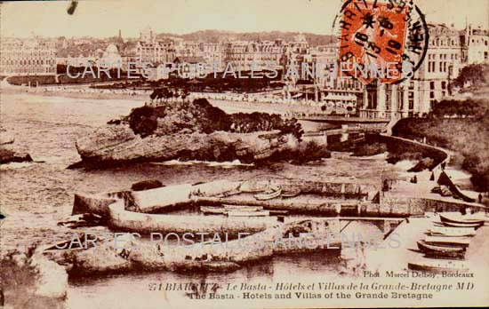 Cartes postales anciennes > CARTES POSTALES > carte postale ancienne > cartes-postales-ancienne.com Nouvelle aquitaine Pyrenees atlantiques Biarritz