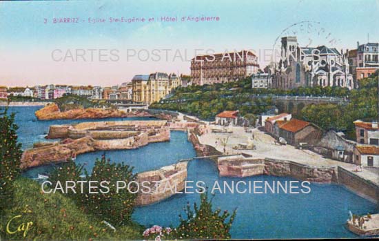 Cartes postales anciennes > CARTES POSTALES > carte postale ancienne > cartes-postales-ancienne.com Nouvelle aquitaine Pyrenees atlantiques Biarritz