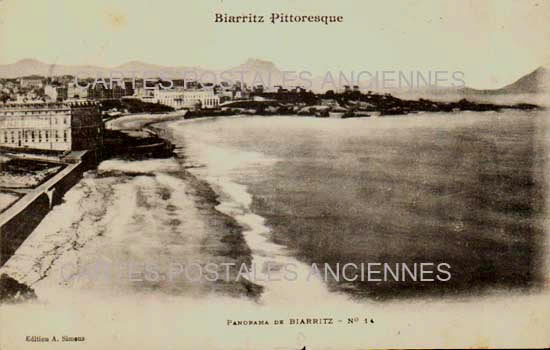 Cartes postales anciennes > CARTES POSTALES > carte postale ancienne > cartes-postales-ancienne.com Nouvelle aquitaine Pyrenees atlantiques Biarritz