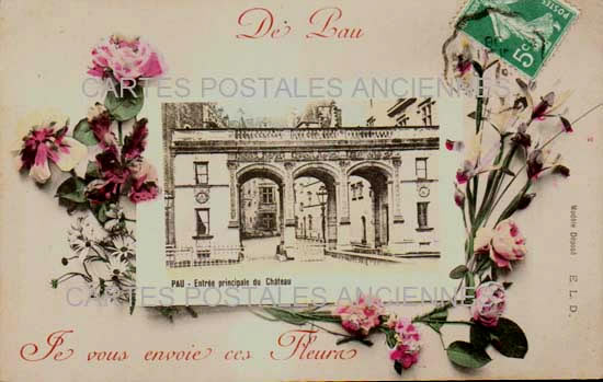 Cartes postales anciennes > CARTES POSTALES > carte postale ancienne > cartes-postales-ancienne.com Nouvelle aquitaine Pyrenees atlantiques Pau