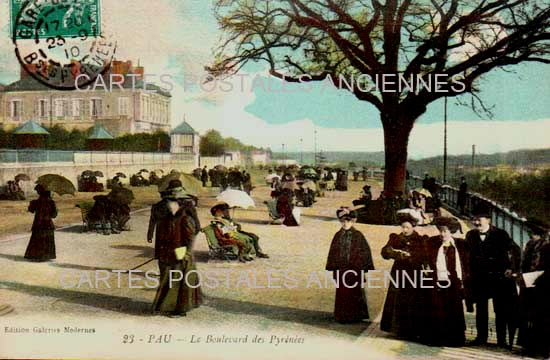 Cartes postales anciennes > CARTES POSTALES > carte postale ancienne > cartes-postales-ancienne.com Nouvelle aquitaine Pyrenees atlantiques Pau