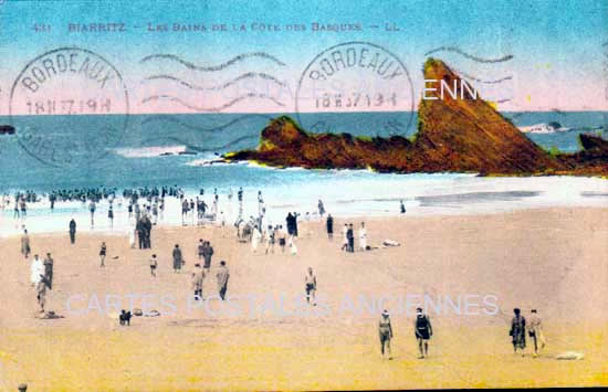 Cartes postales anciennes > CARTES POSTALES > carte postale ancienne > cartes-postales-ancienne.com Nouvelle aquitaine Pyrenees atlantiques Biarritz