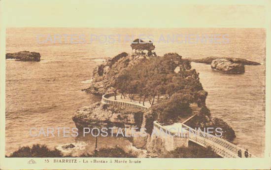 Cartes postales anciennes > CARTES POSTALES > carte postale ancienne > cartes-postales-ancienne.com Nouvelle aquitaine Pyrenees atlantiques Biarritz