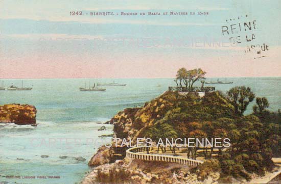 Cartes postales anciennes > CARTES POSTALES > carte postale ancienne > cartes-postales-ancienne.com Nouvelle aquitaine Pyrenees atlantiques Biarritz