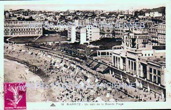 Cartes postales anciennes > CARTES POSTALES > carte postale ancienne > cartes-postales-ancienne.com Nouvelle aquitaine Pyrenees atlantiques Biarritz