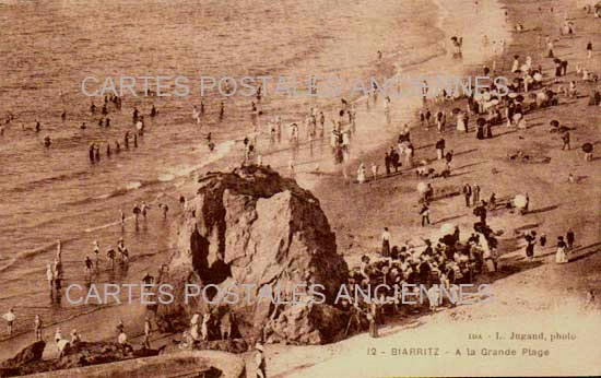 Cartes postales anciennes > CARTES POSTALES > carte postale ancienne > cartes-postales-ancienne.com Nouvelle aquitaine Pyrenees atlantiques Biarritz