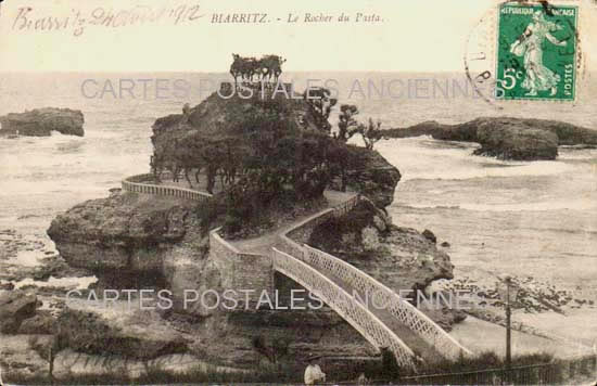 Cartes postales anciennes > CARTES POSTALES > carte postale ancienne > cartes-postales-ancienne.com Nouvelle aquitaine Pyrenees atlantiques Biarritz