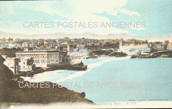 Cartes postales anciennes > CARTES POSTALES > carte postale ancienne > cartes-postales-ancienne.com Nouvelle aquitaine Pyrenees atlantiques Biarritz