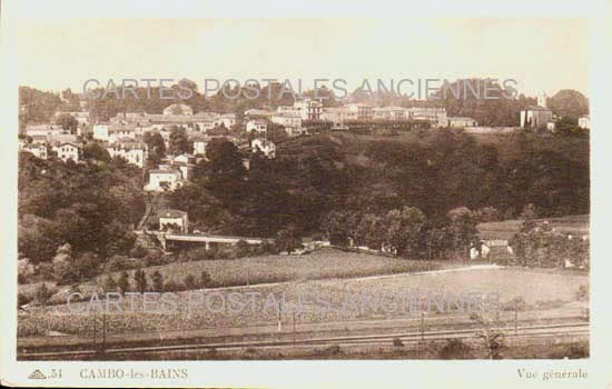 Cartes postales anciennes > CARTES POSTALES > carte postale ancienne > cartes-postales-ancienne.com Nouvelle aquitaine Pyrenees atlantiques Cambo Les Bains