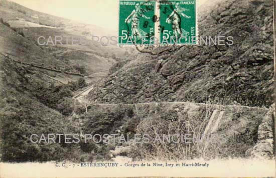 Cartes postales anciennes > CARTES POSTALES > carte postale ancienne > cartes-postales-ancienne.com Nouvelle aquitaine Pyrenees atlantiques Esterencuby
