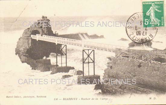 Cartes postales anciennes > CARTES POSTALES > carte postale ancienne > cartes-postales-ancienne.com Nouvelle aquitaine Pyrenees atlantiques Biarritz