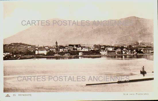 Cartes postales anciennes > CARTES POSTALES > carte postale ancienne > cartes-postales-ancienne.com Nouvelle aquitaine Pyrenees atlantiques Hendaye