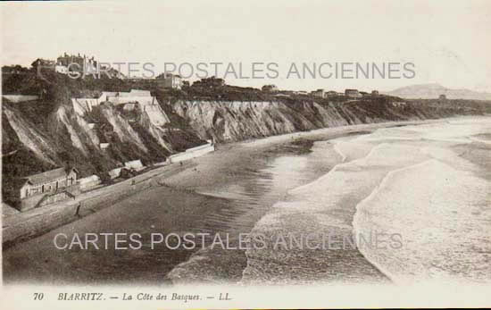 Cartes postales anciennes > CARTES POSTALES > carte postale ancienne > cartes-postales-ancienne.com Nouvelle aquitaine Pyrenees atlantiques Biarritz