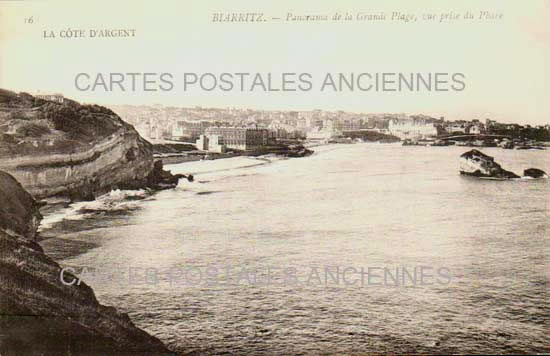 Cartes postales anciennes > CARTES POSTALES > carte postale ancienne > cartes-postales-ancienne.com Nouvelle aquitaine Pyrenees atlantiques Biarritz