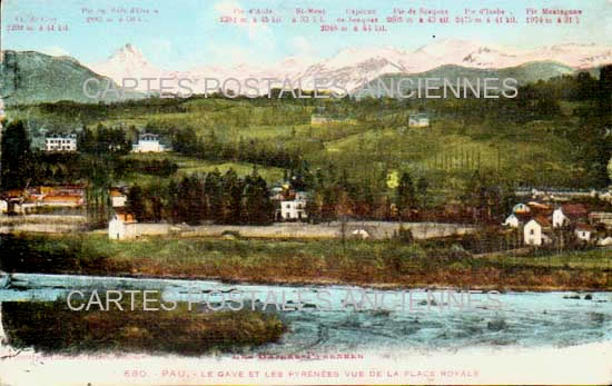 Cartes postales anciennes > CARTES POSTALES > carte postale ancienne > cartes-postales-ancienne.com Nouvelle aquitaine Pyrenees atlantiques Pau